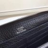 Hermes Black Clemence Azap Zipped Wallet - Image 4