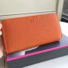 Hermes Orange Clemence Azap Zipped Wallet - Image 4