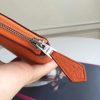 Hermes Orange Clemence Azap Zipped Wallet - Image 5