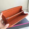 Hermes Orange Clemence Azap Zipped Wallet - Image 6