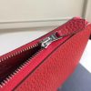 Hermes Red Clemence Azap Zipped Wallet - Image 2