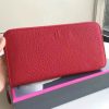 Hermes Red Clemence Azap Zipped Wallet - Image 7