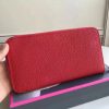 Hermes Red Clemence Azap Zipped Wallet - Image 8