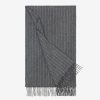 Hermes Grey Rayure Banquier Muffler Stole - Image 3