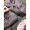 Hermes Grey Rayure Banquier Muffler Stole - Image 5