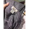 Hermes Grey Rayure Banquier Muffler Stole - Image 6