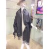 Hermes Grey Rayure Banquier Muffler Stole - Image 7