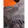 Hermes Grey Rayure Banquier Muffler Stole - Image 8