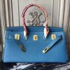 Hermes Blue JPG Birkin 42cm Shoulder Bag - Image 4