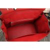 Hermes Birkin 30cm 35cm Bag In Red Clemence Leather - Image 8