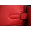 Hermes Birkin 30cm 35cm Bag In Red Clemence Leather - Image 4