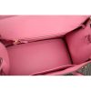 Hermes Birkin 30cm 35cm Bag In Pink Clemence Leather - Image 8