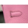 Hermes Birkin 30cm 35cm Bag In Pink Clemence Leather - Image 5