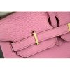 Hermes Birkin 30cm 35cm Bag In Pink Clemence Leather - Image 2