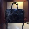 Hermes Birkin 30cm 35cm Bag In Black Crocodile Leather - Image 2