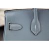 Hermes Birkin 30cm 35cm Bag In Blue Lin Epsom Leather - Image 3