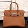 Hermes Birkin 30cm 35cm Bag In Brown Epsom Leather