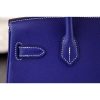 Hermes Birkin 30cm 35cm Bag In Electric Blue Epsom Leather - Image 3