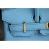 Hermes Birkin 30cm 35cm Bag In Light Blue Epsom Leather - Image 8
