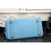 Hermes Birkin 30cm 35cm Bag In Light Blue Epsom Leather - Image 5