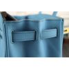 Hermes Birkin 30cm 35cm Bag In Light Blue Epsom Leather - Image 3