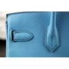 Hermes Birkin 30cm 35cm Bag In Light Blue Epsom Leather - Image 2