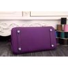 Hermes Birkin 30cm 35cm Bag In Purple Epsom Leather - Image 9