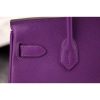 Hermes Birkin 30cm 35cm Bag In Purple Epsom Leather - Image 8