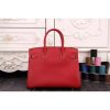 Hermes Birkin 30cm 35cm Bag In Red Epsom Leather - Image 4