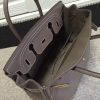 Hermes Birkin Ghillies 30cm In Etoupe Swift Leather - Image 9