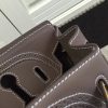 Hermes Birkin Ghillies 30cm In Etoupe Swift Leather - Image 2