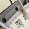 Hermes Birkin Ghillies 30cm In Ivory Swift Leather - Image 6