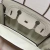 Hermes Birkin Ghillies 30cm In White Swift Leather - Image 8