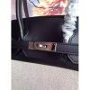 Hermes Canvas Birkin 30cm 35cm Bag With Black Leather - Image 5