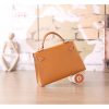Hermes Brown Epsom Kelly Mini II 20cm Handmade Bag - Image 3