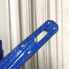 Hermes Birkin 30cm 35cm Bag In Blue Electric Crocodile Leather - Image 2