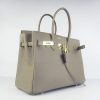 Hermes Birkin 30cm 35cm Bag In Grey Togo Leather - Image 8