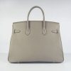 Hermes Birkin 30cm 35cm Bag In Grey Togo Leather - Image 6