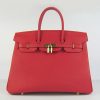 Hermes Birkin 30cm 35cm Bag In Red Togo Leather - Image 9