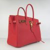 Hermes Birkin 30cm 35cm Bag In Red Togo Leather - Image 6
