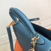 Hermes Blue Jean Clemence Kelly 25cm GHW Bag - Image 8
