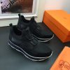 Hermes Men Black Player Sneakers - Image 4