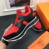 Hermes Men Red/Black Player Sneakers - Image 6