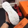 Hermes Men Red/Black Player Sneakers - Image 8