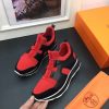 Hermes Men Red/Black Player Sneakers - Image 9