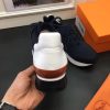 Hermes Men Navy Blue Miles Sneakers - Image 3