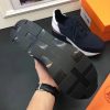 Hermes Men Navy Blue Miles Sneakers - Image 8