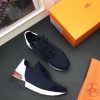 Hermes Men Navy Blue Miles Sneakers - Image 9