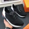 Hermes Men Noir Miles Sneakers - Image 8