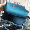 Hermes Blue Jean Clemence Kelly 32cm Retourne Bag - Image 2